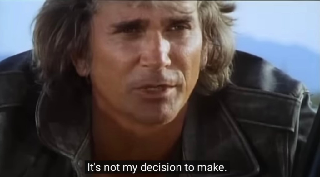 Actor Michael Landon in a scene from Highway To heaven The Pilot