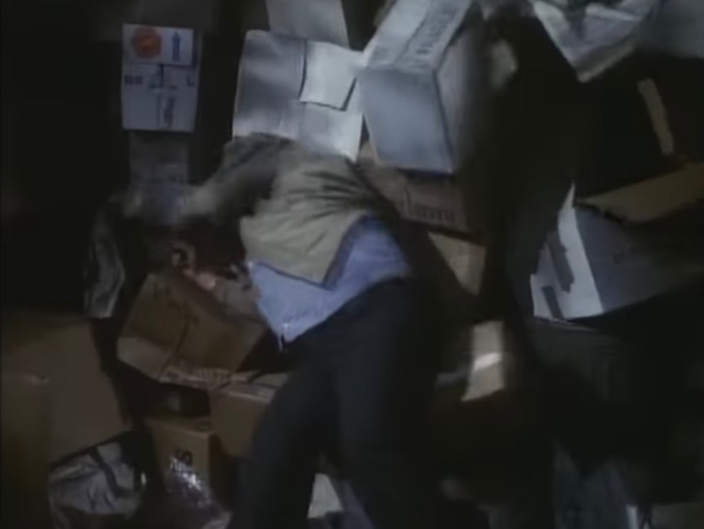 Actor Victor French in a scene from Highway To Heaven The Pilot episode