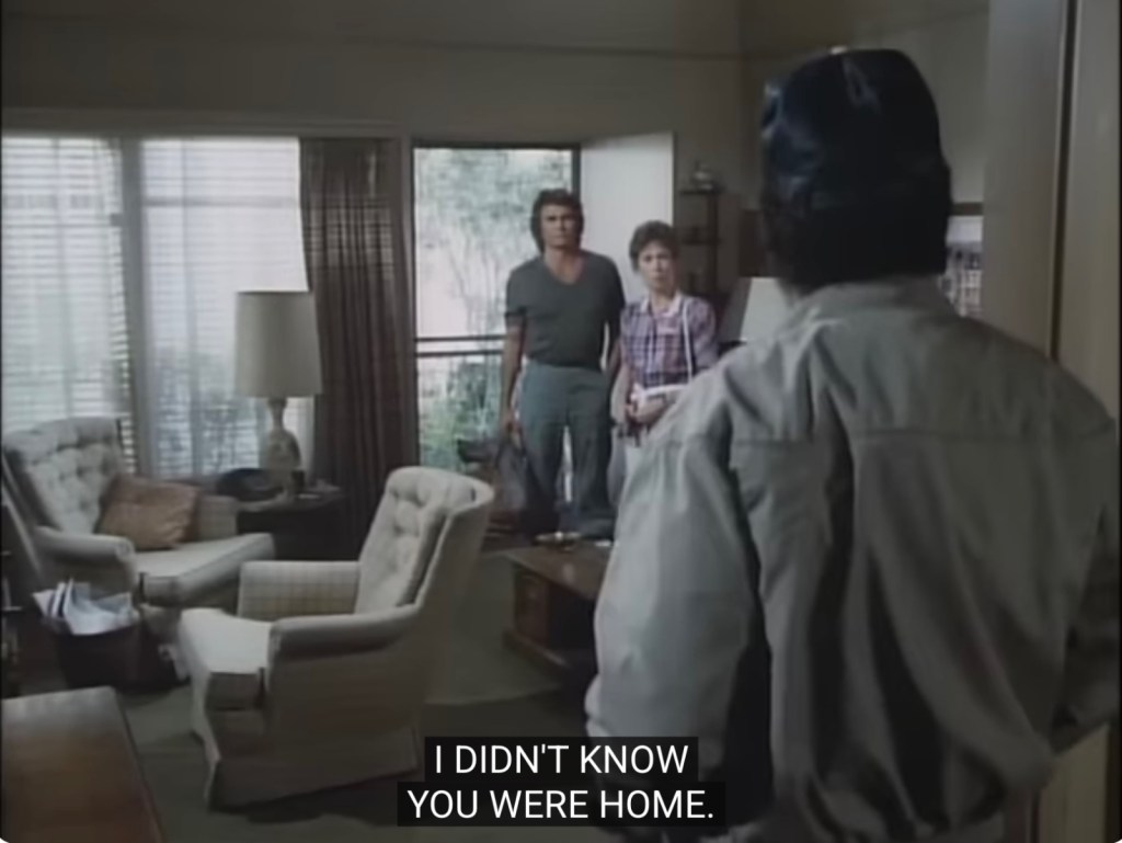 Actors Michael Landon, Victor French and Mary McCusker in Highway To Heaven.