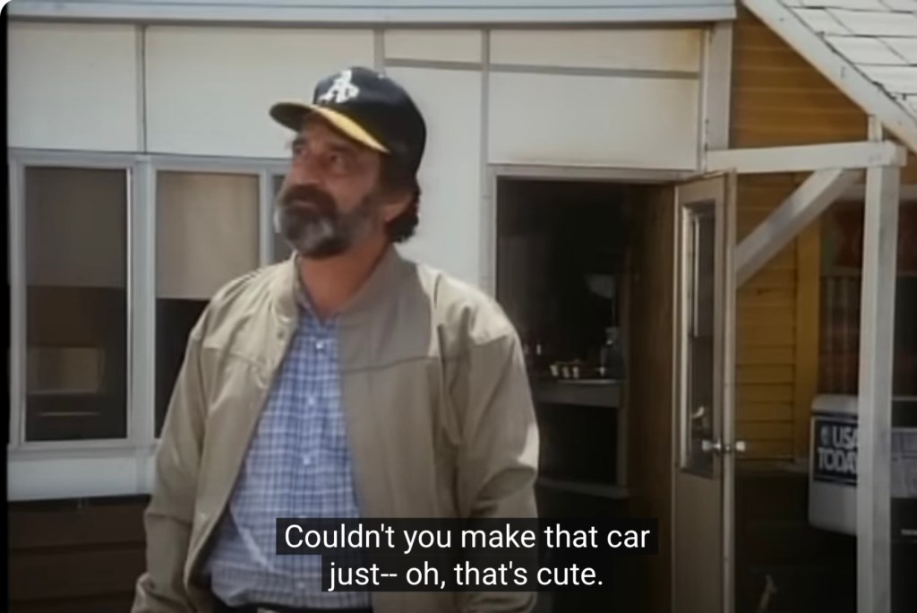 Actor Victor French in a scene from Highway To Heaven