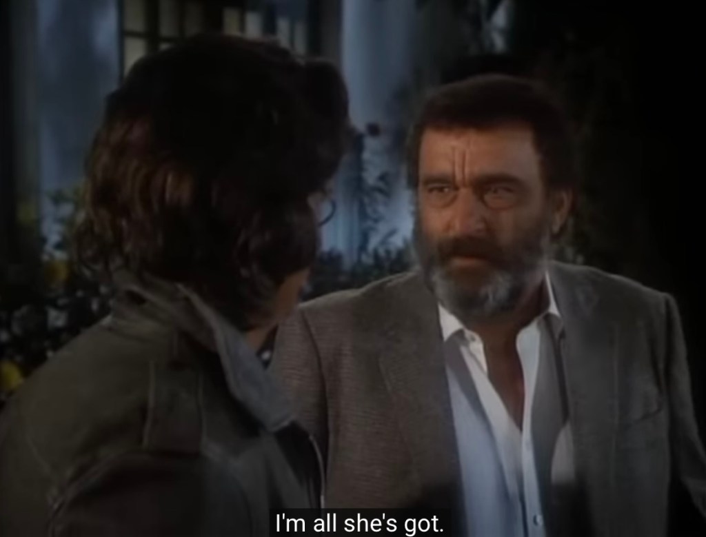 Actor Victor French in a scee from Higwhay To Heaven The Pilot
