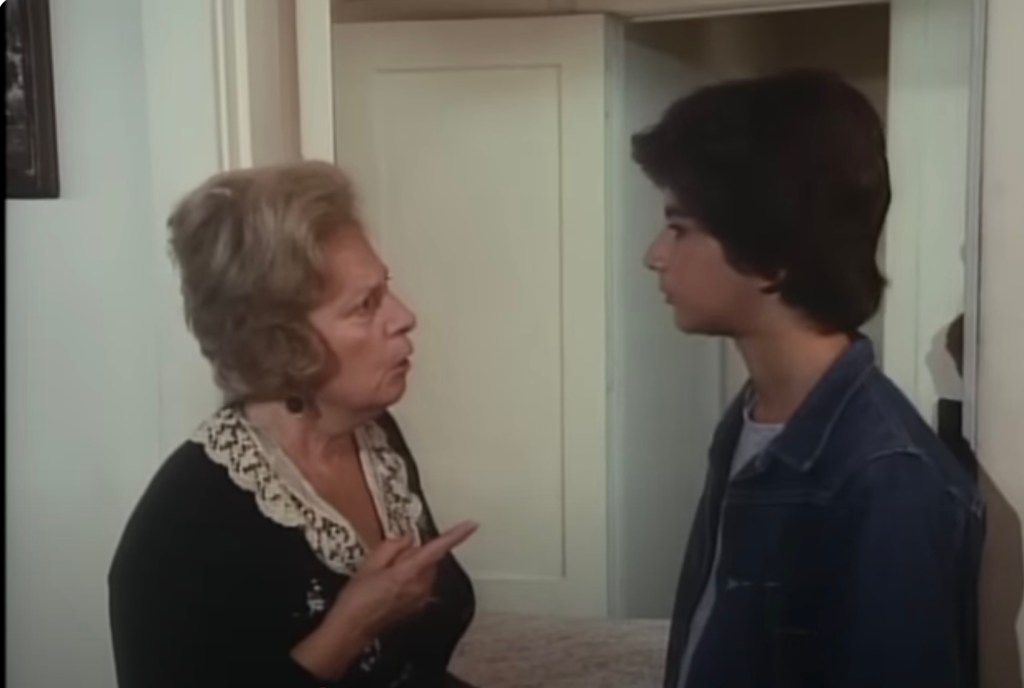 Actors Penny Santon and Tony Latorre in Highway To Heaven