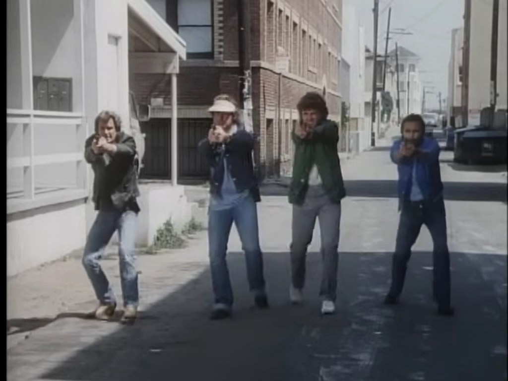 Cops in For The Love Of Larry, Cold Open