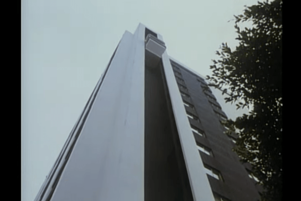 The Huntley Hotel elevator.